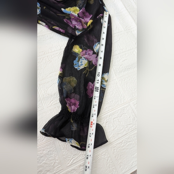 LOFT Ann Taryor Woman's Multicolors Floral See Through Top Size S - Picture 14 of 16